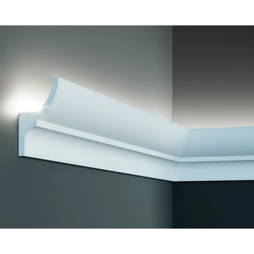 Потолочный плинтус KF712 (10 x 5.5 x 200cm)