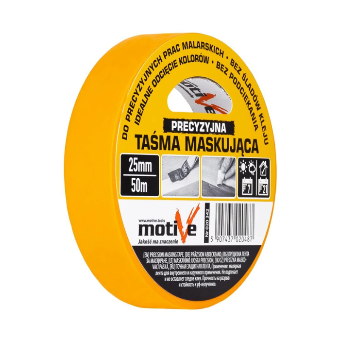 Bandă de mascare Motive Precizie 25mm x 50m