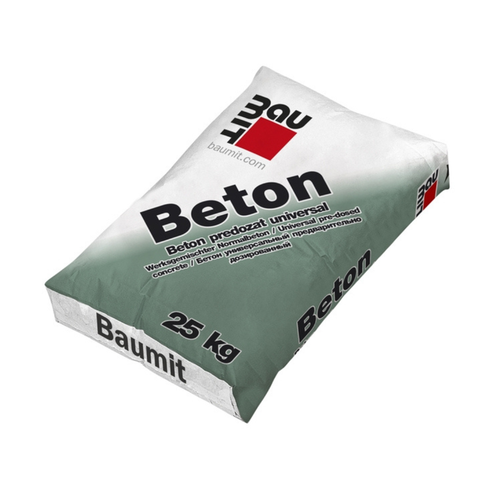 Универсальный бетон Baumit Beton М160-200 (бетон, стяжка, раствор), 25 кг