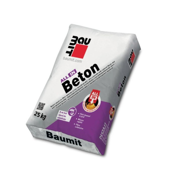 Сухой бетон Baumit All in Beton (бетон, стяжка, раствор), 25кг