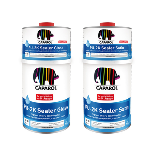 Sigilant poliuretanic, bi-component Caparol PU-2K Sealer Satin/ Gloss