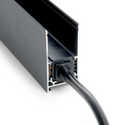 Conector negru de alimentare șina proiectoare 220V LD3000 Feron