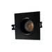 DK/EU-3071-BK, GU10, спот встраиваемый, черный, пластик, квадратный