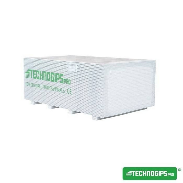 Gips-carton pentru spații uscate Tehnogips Pro  (2500x1200mm)