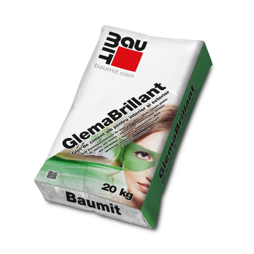 Шпаклевочная цементная смесь Baumit Glema Brillant, 20кг