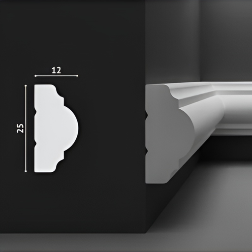 Molding Duropolymer DecoSTAR SK1 (2.5cm) (2m)