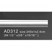 Полиуретановый профиль AD312 (2,4 x 1 x 240 см)