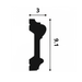 Molding poliuretan P9010 (9.1cm) (2m) Orac Decor