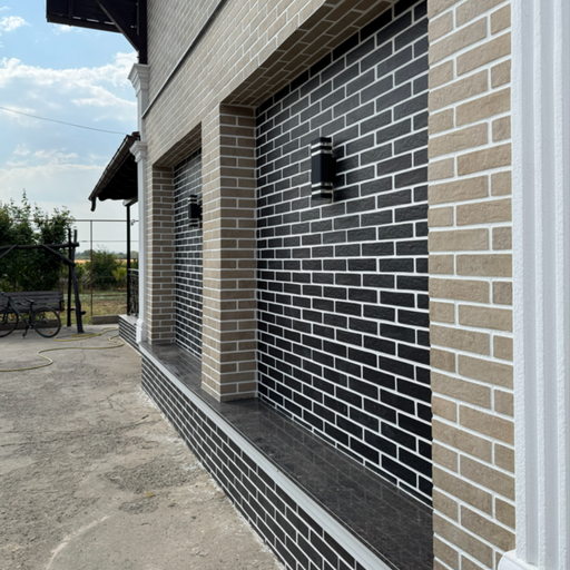 Panou Klincher The Strand black 3cm/m²