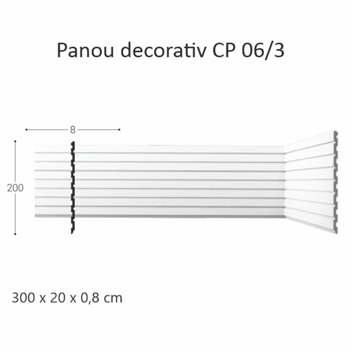 Panou decorativ CP 06/3