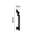 Plinta HiWood BA100 (10cm) (2m)