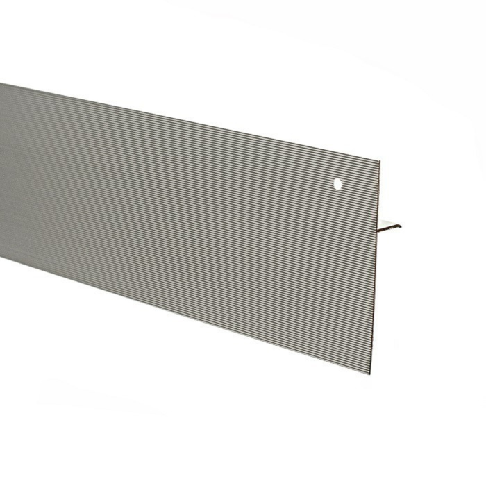 Plintă tip ascunsă din aluminiu, AL 80, Silver Matt, Moldova