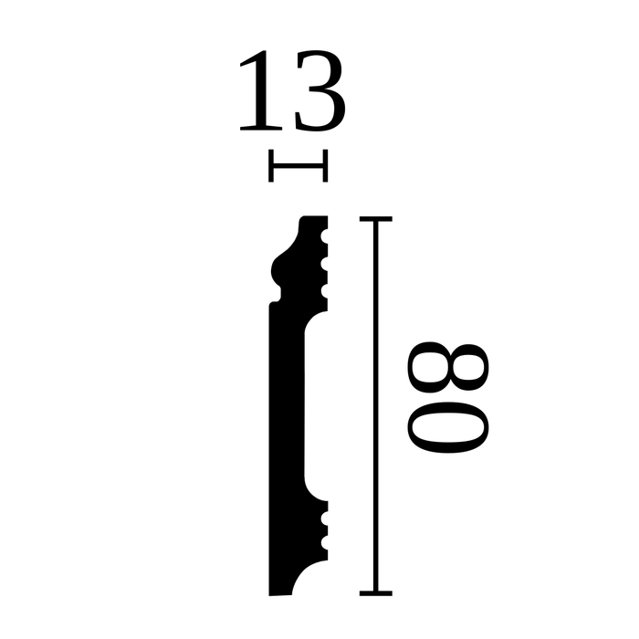 Plintă NOËL & MARQUET, WALLSTYL, FL1 80x13 2m