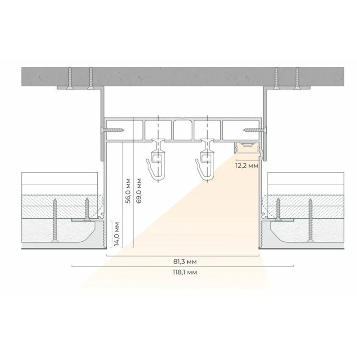 Profil ascuns cornisa, Moldova