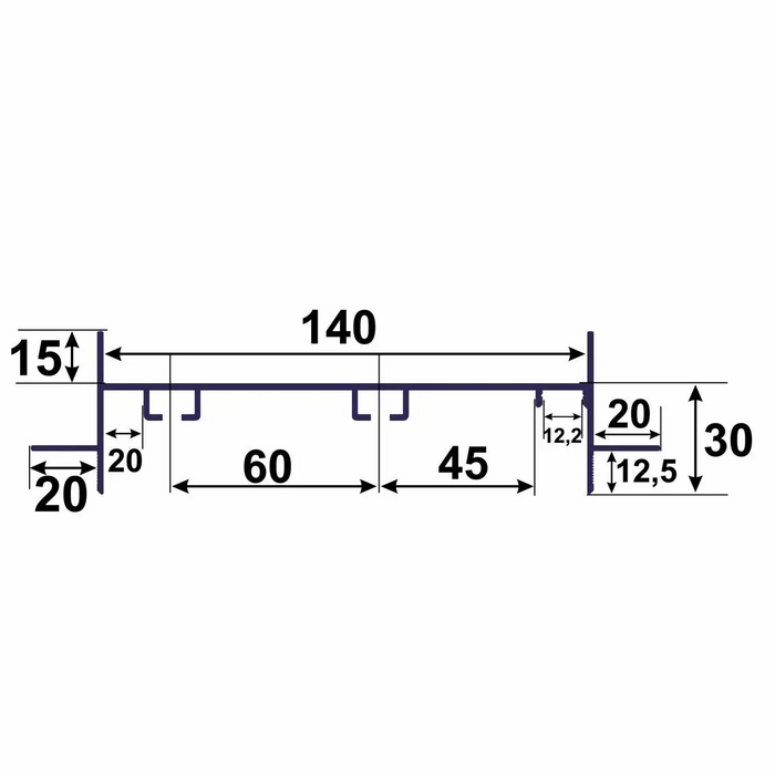 Profil cornisa ascuns Gratia LED Lux, Moldova