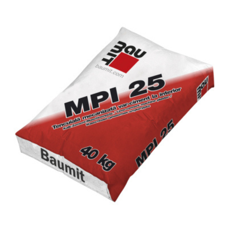 Известково-цементная штукатурка Baumit MPI 25, 40кг