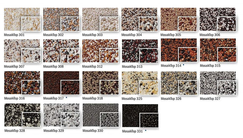 Tencuiala decorativa Baumit MosaikTop Essential Line, Moldova
