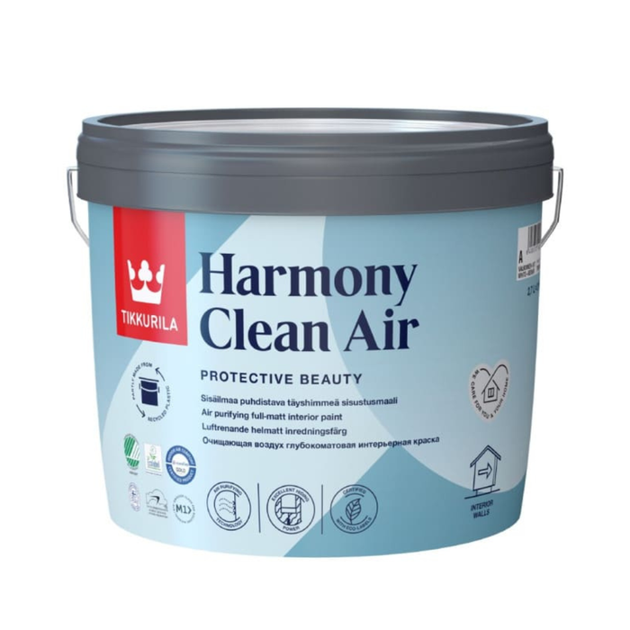 Краска для внутренних работ Harmony Clean Air BW 0.9л