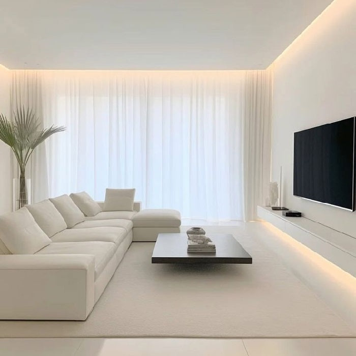 UB4 Profil de tip ascuns pentru tavan, Negru Matt, 2,5m