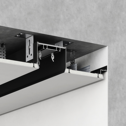 sine din aluminiu pentru draperii