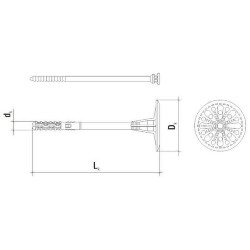 Diblu pentru termoizolare LGX 10mm