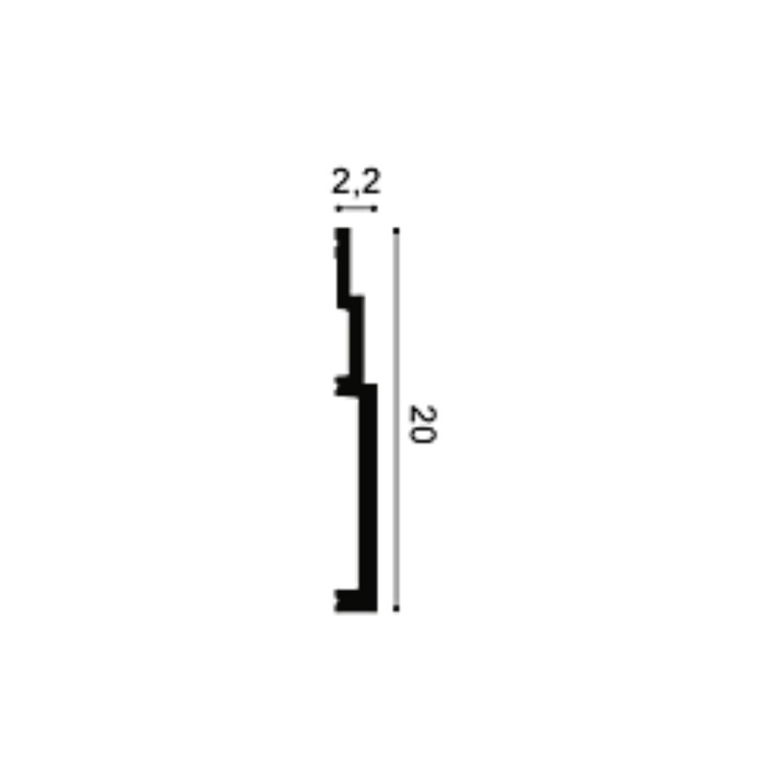 Plinta Duropolymer SX181 HIGH LINE
